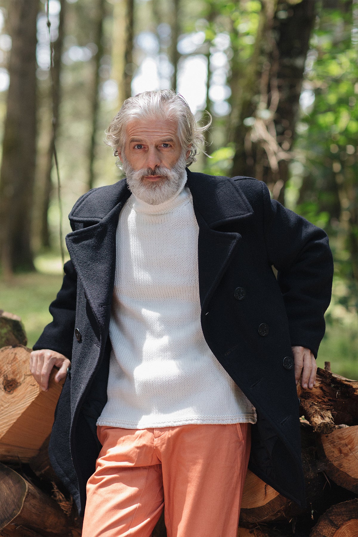 Fisherman's Sweater in Egret – Quaker Marine Supply Co.