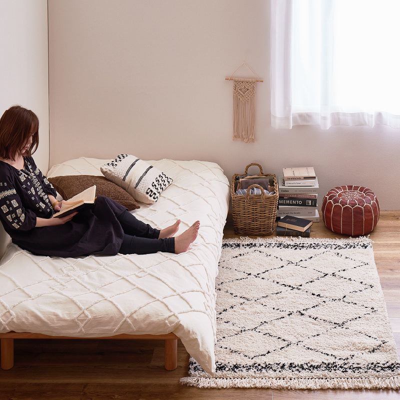 ウィルトン織ラグ BOHO ベニワレン 約133×190cm【約1.5畳】ベニワレン