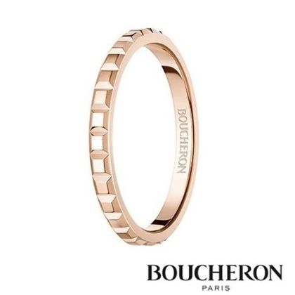 ブシュロン】ファセット プラチナリング スモール [結婚指輪] JEWELRY