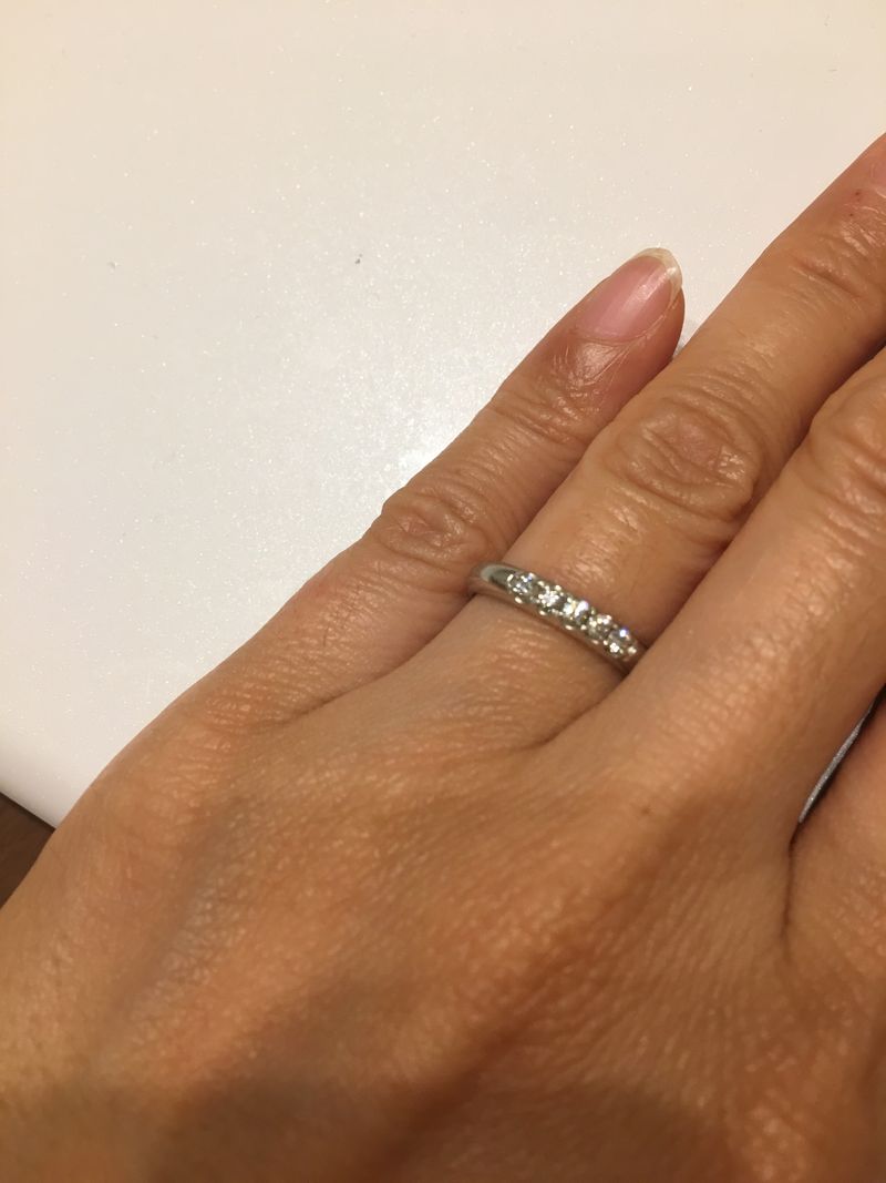 プラチナ部分が多いと、傷つきやすく、傷ついた時に輝きが鈍るのが懸念