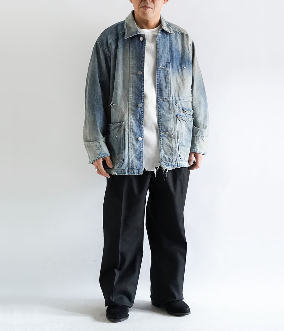 ANCELLM DENIM COVERALL [INDIGO] - Fresh Service NECESSARY or