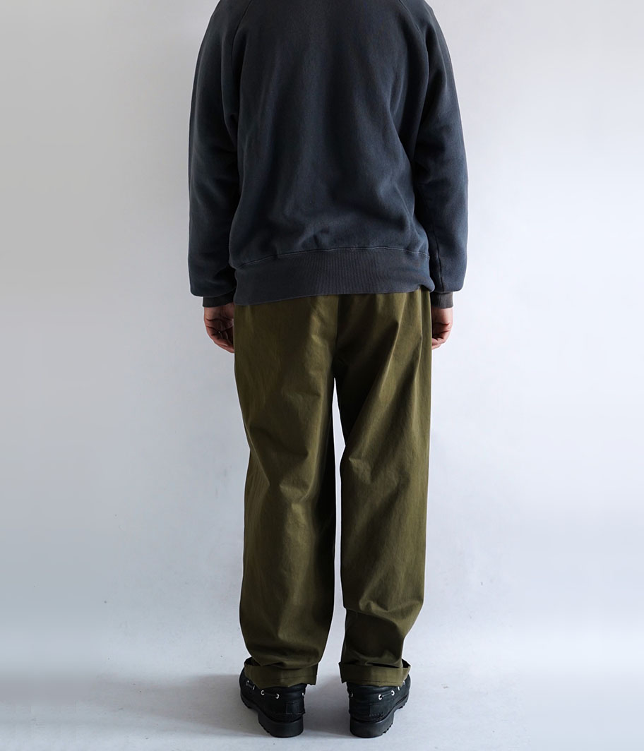A.PRESSE Chino Trousers [OLIVE] - Fresh Service NECESSARY or