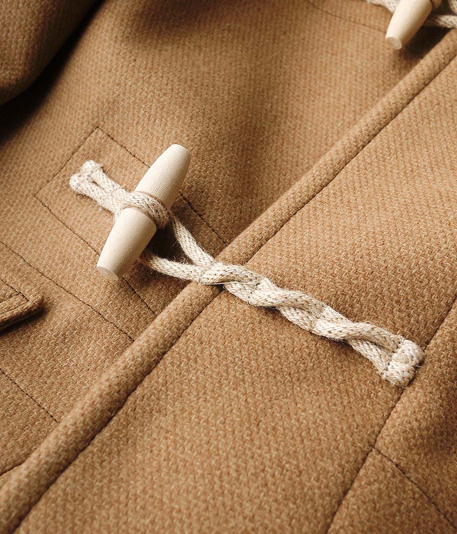 KAPTAIN SUNSHINE Duffle Coat [CAMEL SHARKSKIN] - Fresh Service