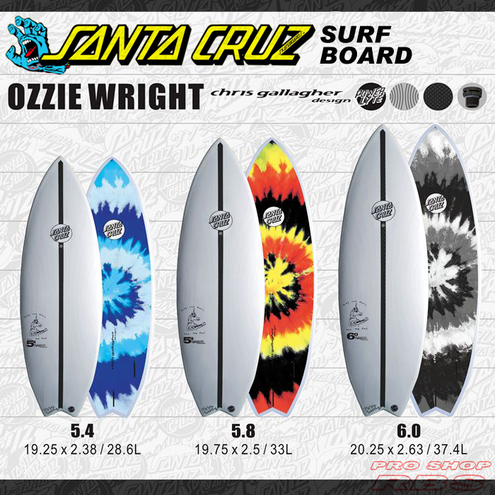 サーフィン・ボディボード SANTA CRUZ Ozzie Wright Model 5'8