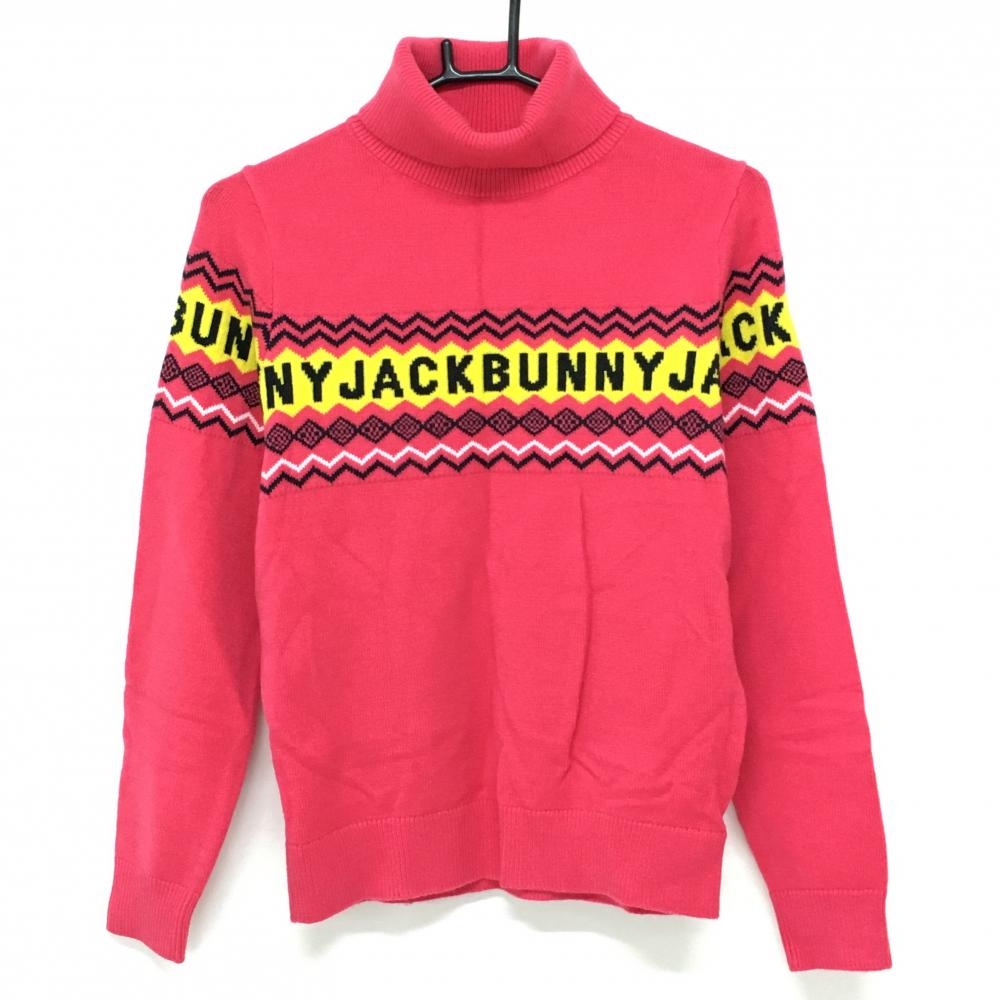 JACK BUNNY ピンク タートルネックセーター JACKBUNNY ピンク
