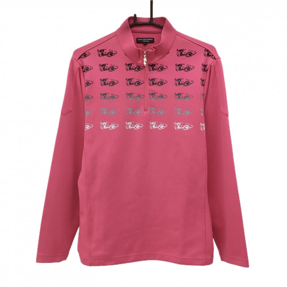 adidas golf サーモンピンク ニットセットアップ 新品L adidas golf