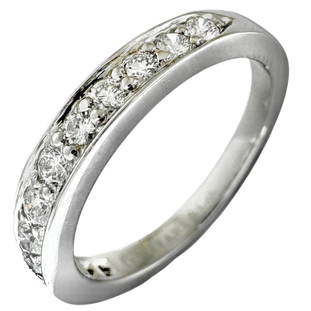 TIFFANY&Co. ティファニー ハーフエタニティ リング 指輪 5号 Pt950