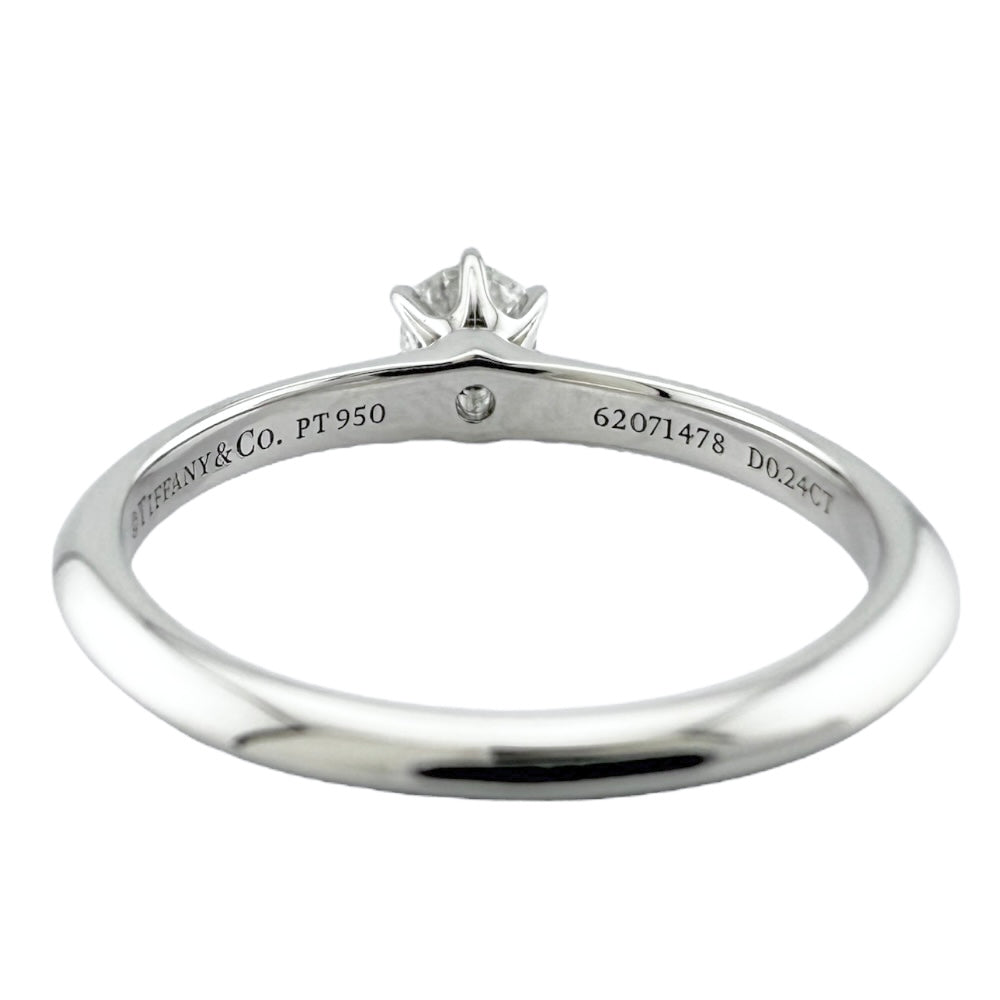 TIFFANY&Co. ティファニー ソリティア リング 指輪 9号 Pt950プラチナ