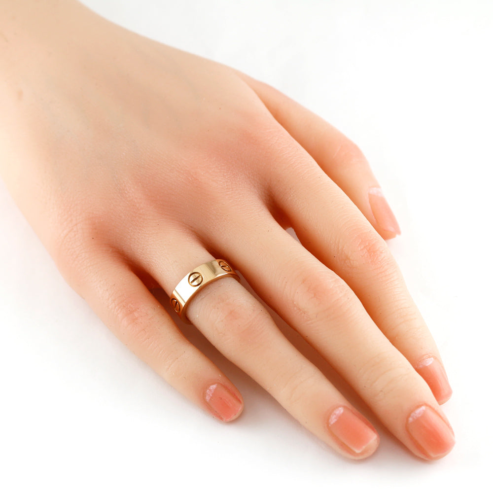 カルティエ ラブ リング 指輪 10号 18金 K18ピンクゴールド レディース