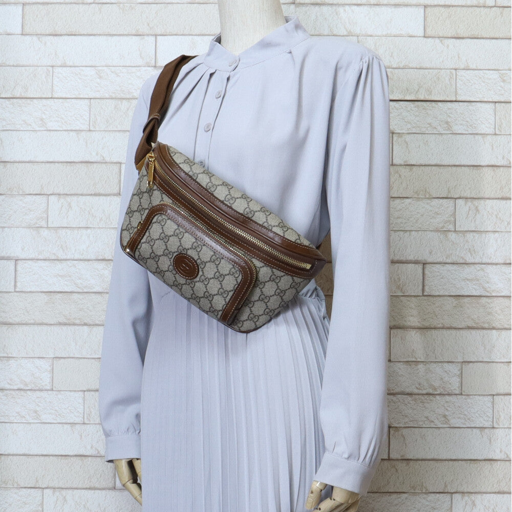 グッチ GGラージベルトバッグ GGスプリーム ボディバッグ グッチ GG