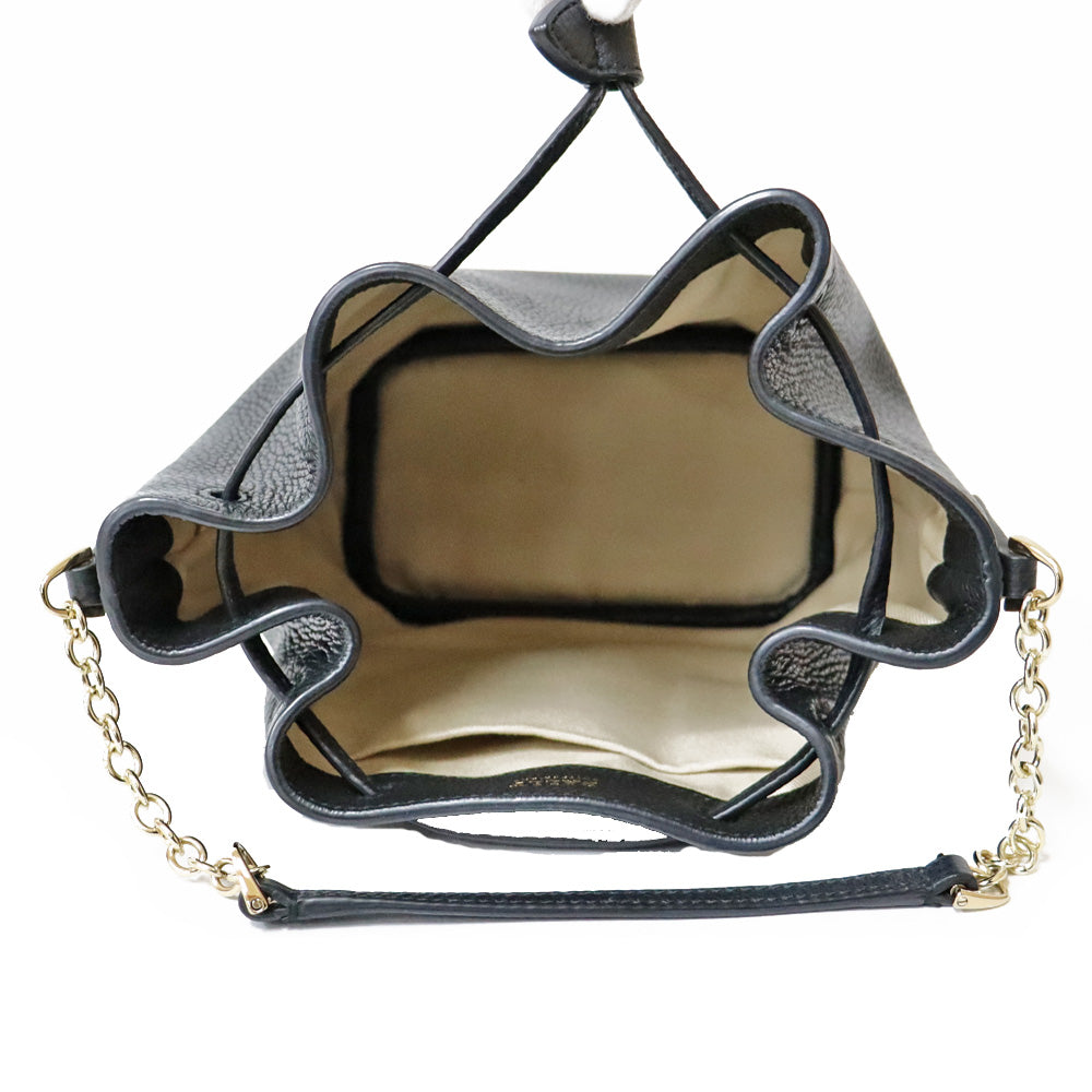 BALLY バリー ショルダーバッグ レザー ブラック レディース 中古