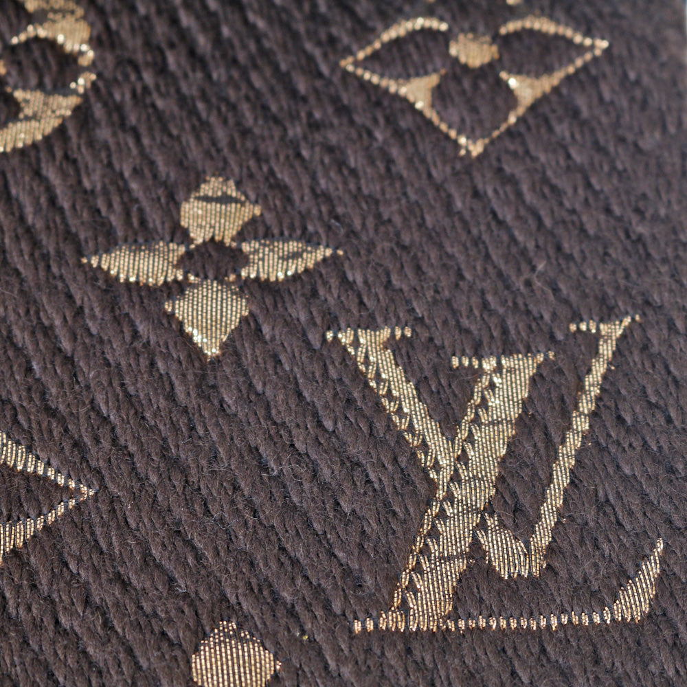 ルイヴィトン LOUIS VUITTON エシャルプ・ロゴマニア シャイン