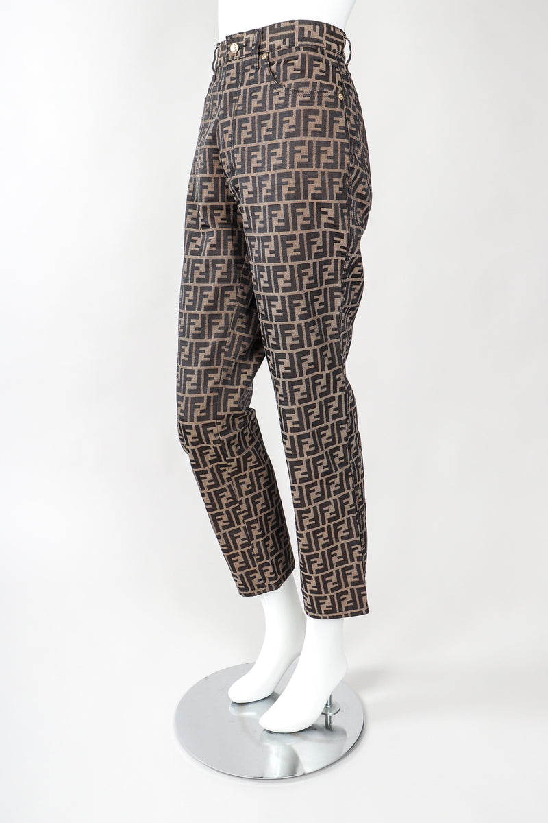 Vintage Fendi Zucca Logo Monogram Pant – Recess