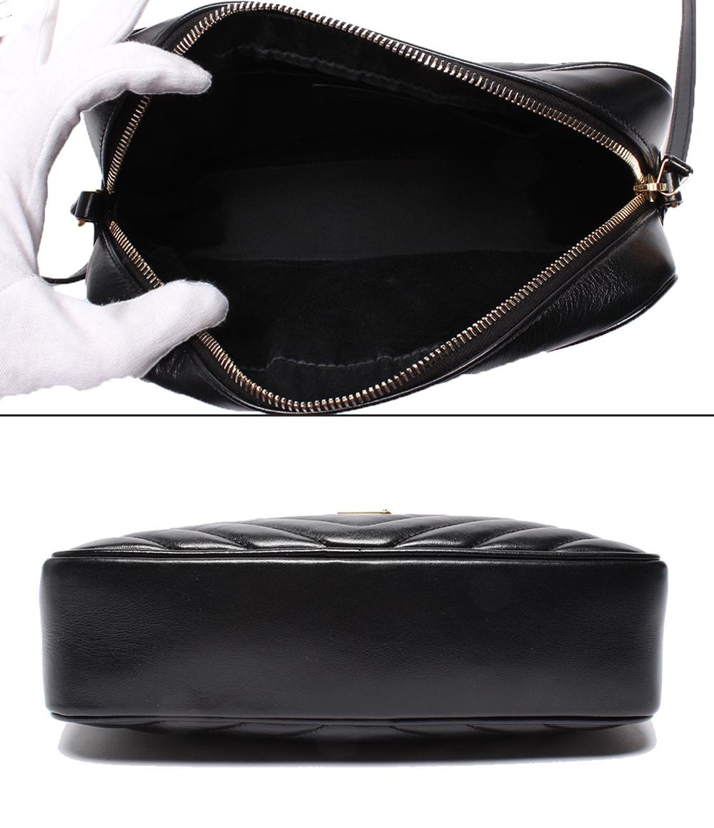 SAINT LAURENT PARIS ショルダーバッグ 斜め掛け Vステッチ ルー