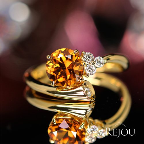 第348回抽選販売＞ゴールデンジルコン 約1.7ct ダイヤモンド イエロー