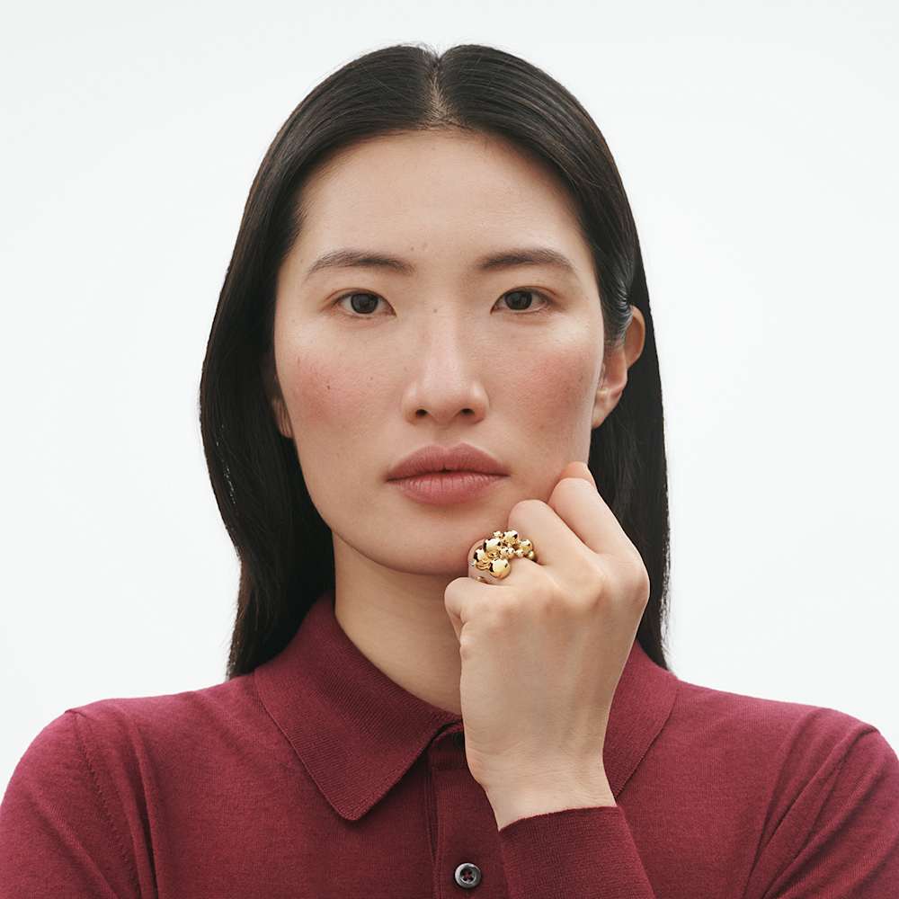 ムーンライト グレープ (MOONLIGHT GRAPES) リング – 18Kゴールド