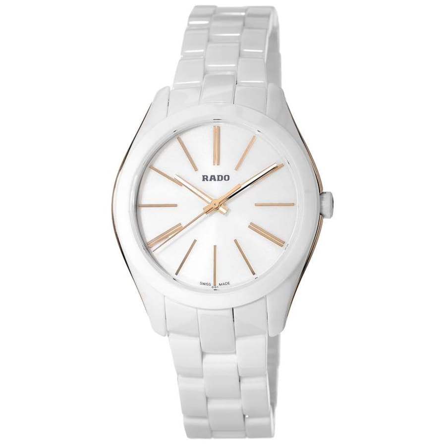 Rado Hyperchrome White Dial Ceramic Women's Watch R32323012