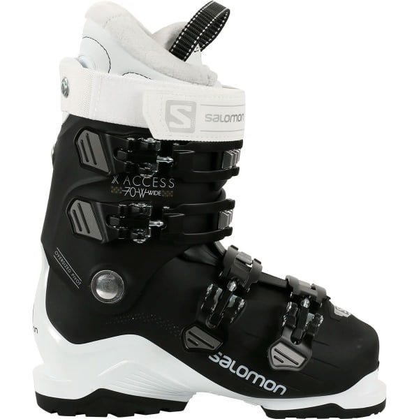 SALOMON X ACCESS 70 W WIDE BLACK/WHITE - Alpine ski boots