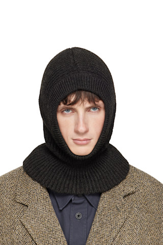 LEMAIRE: Brown Hood Balaclava | SSENSE