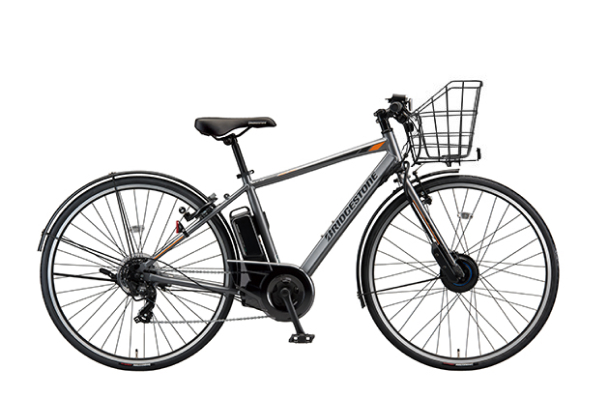 カゴ付きTB1e ブリヂストン(BRIDGESTONE) クロスバイク 27インチ