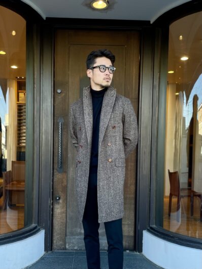 LUIGI BORRELLI【ルイジ ボレッリ】NAPOLI ダブルブレストチェスター