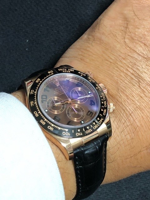 大人の時計』 ロレックス デイトナ 116515LN [アラビア ブラックレザー