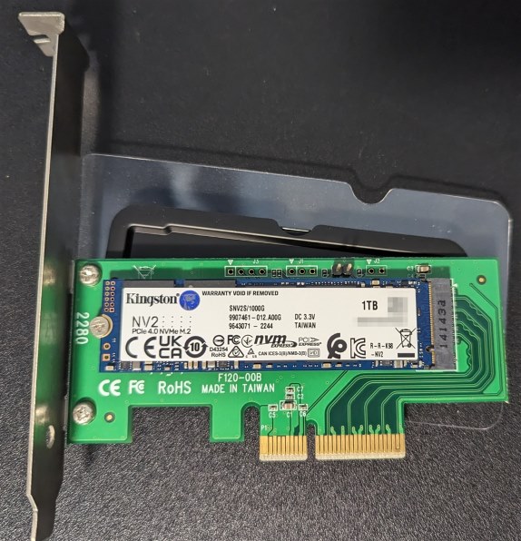 キングストン NV2 PCIe 4.0 NVMe SSD SNV2S/1000G 価格比較 - 価格.com