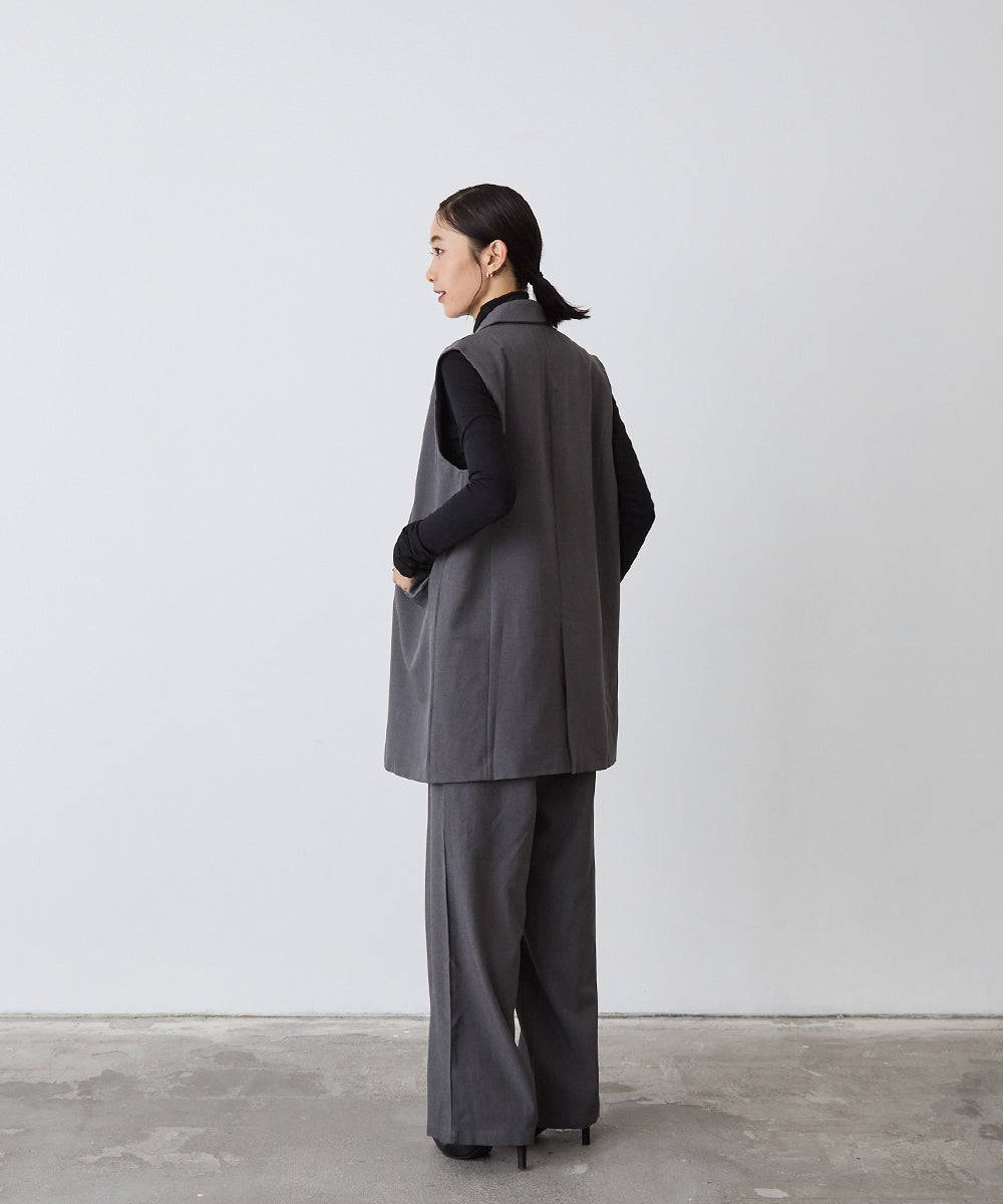 MOM：ダブルボタンテーラードベストセットアップ