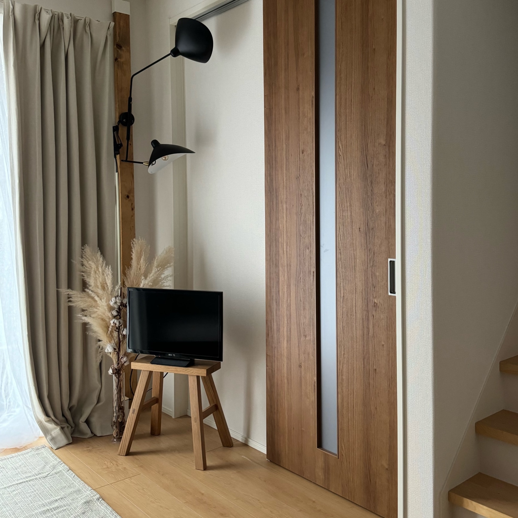 木製ベンチ 小ラバーウッド材 48．5×30×44cm【無印良品 公式】