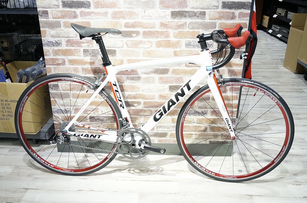 GIANT TCR advanced SE 2010 XSロードバイク 白/赤