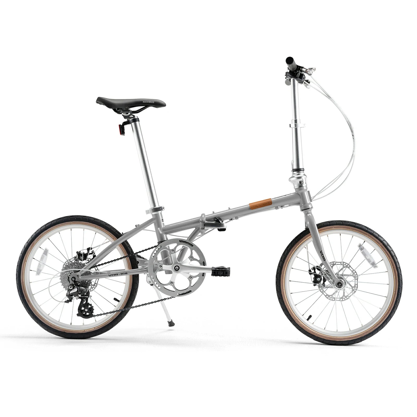 Folding Commuter Bicycle 20-Inch Lightweight Aluminum Frame 8