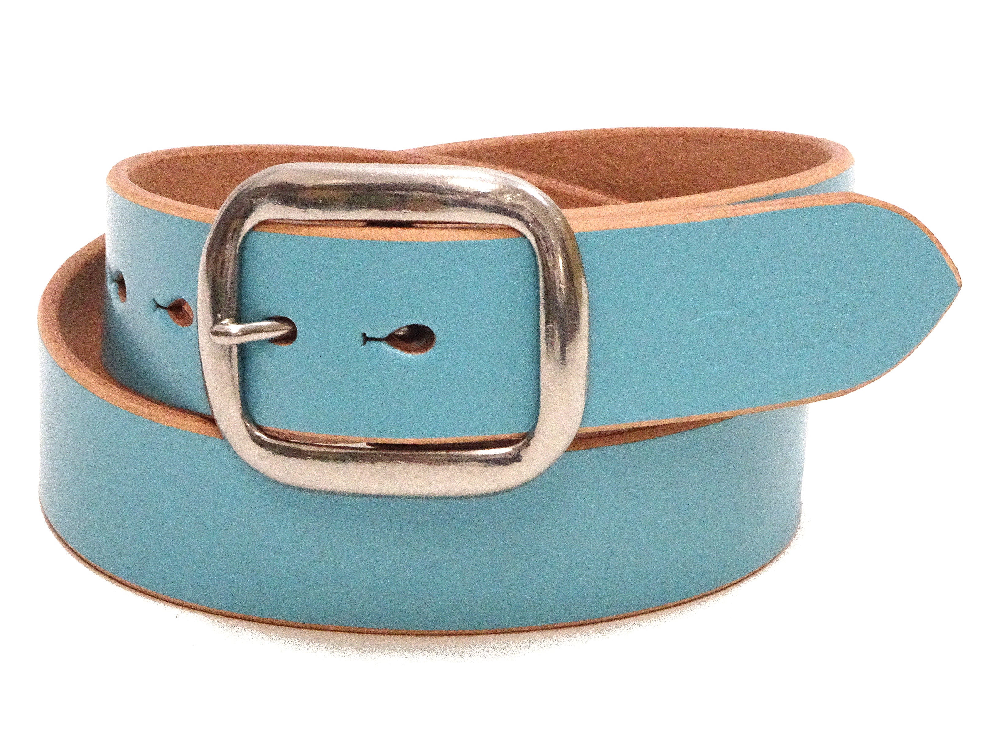 Studio D'artisan Leather Belt Men's Ccasual 38mm Wide/5mm Bend