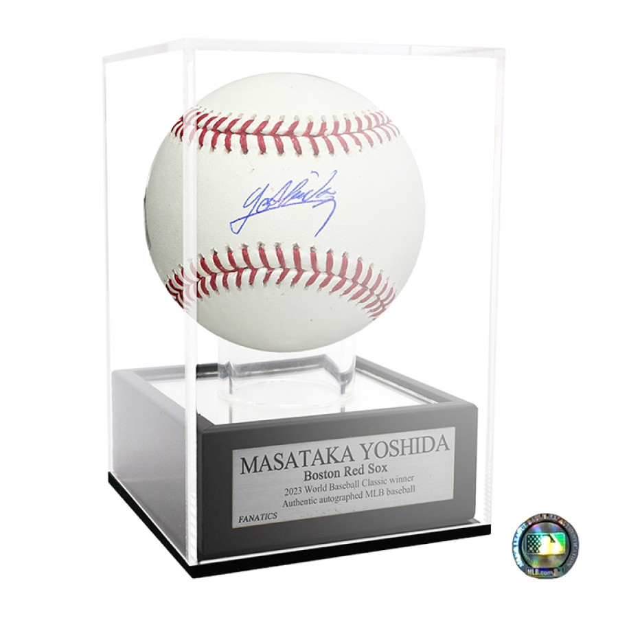 吉田正尚」直筆サイン入り MLB公式ボール ディスプレイケース入り