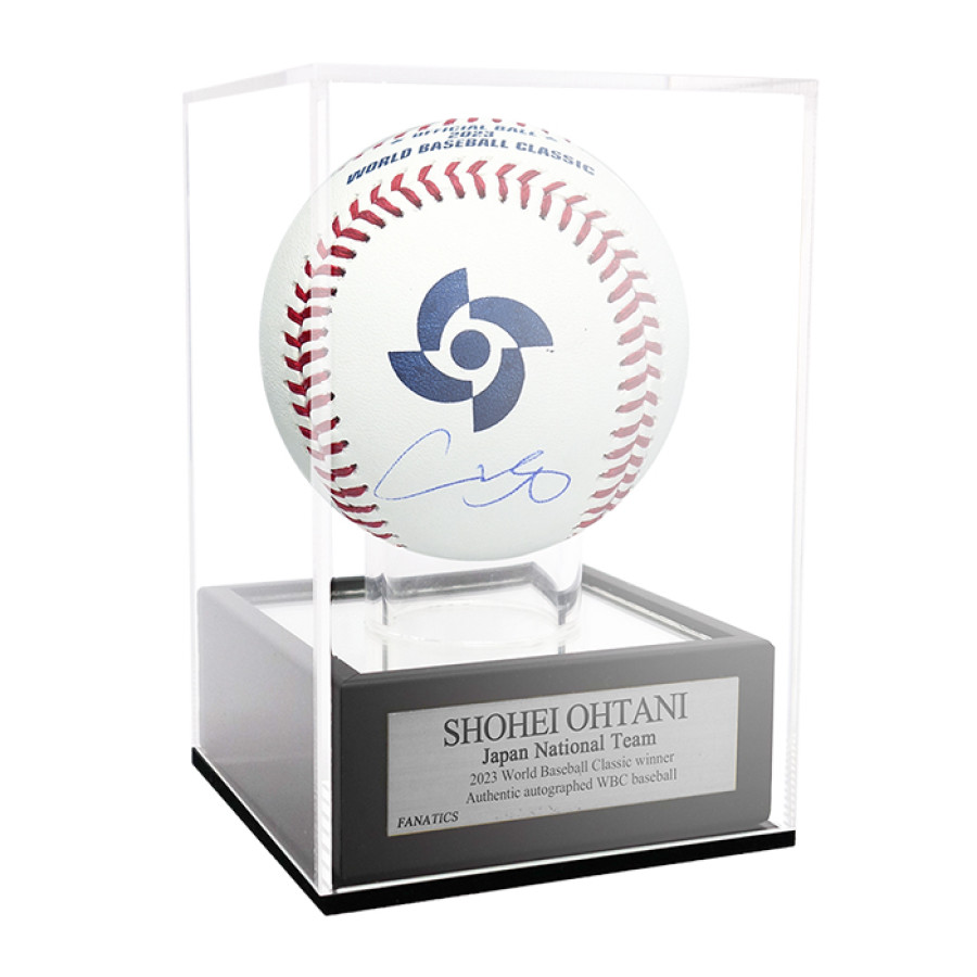 大谷翔平」直筆サイン入り WBC公式ボール ディスプレイケース入り