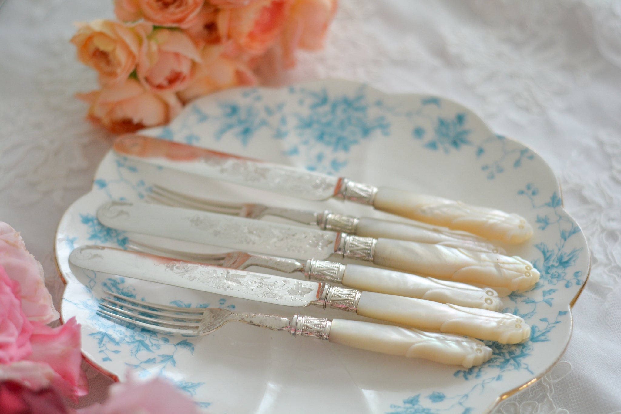 白蝶貝カトラリー – Rose Antiques