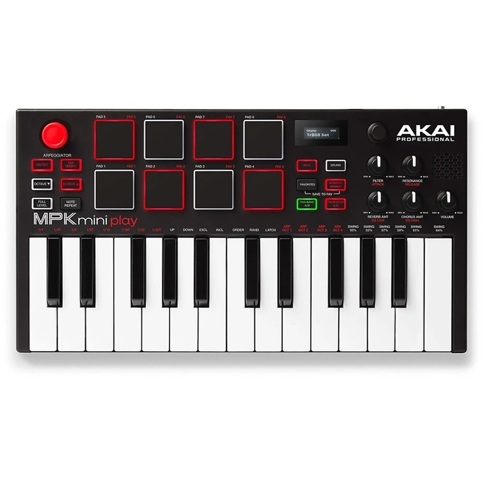 Akai MPK Mini Play Portable 25-Key MIDI Controller | Reverb Canada