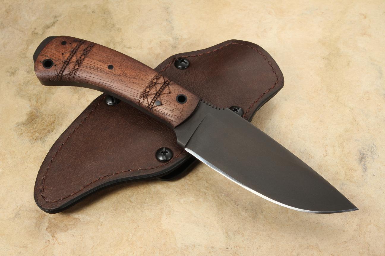 Winkler Knives Woodsman Tribal Walnut