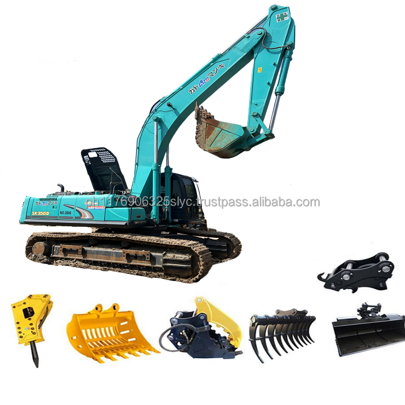 Kobelco Excavator - Excavator Kobelco 350 - 35 Ton, Low Hours