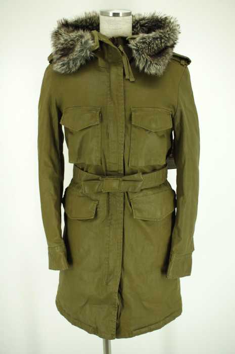 DIESEL （ディーゼル） リボン付きモッズコート レディース アウター