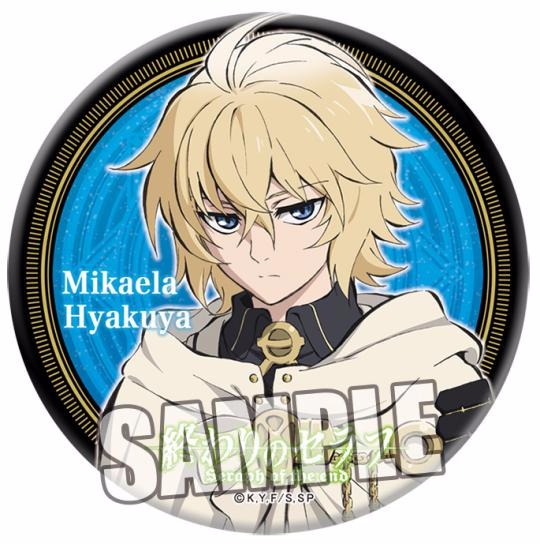 終わりのセラフ バッジ ミカエラ 優一郎 終わりのセラフ くじ引き堂 缶