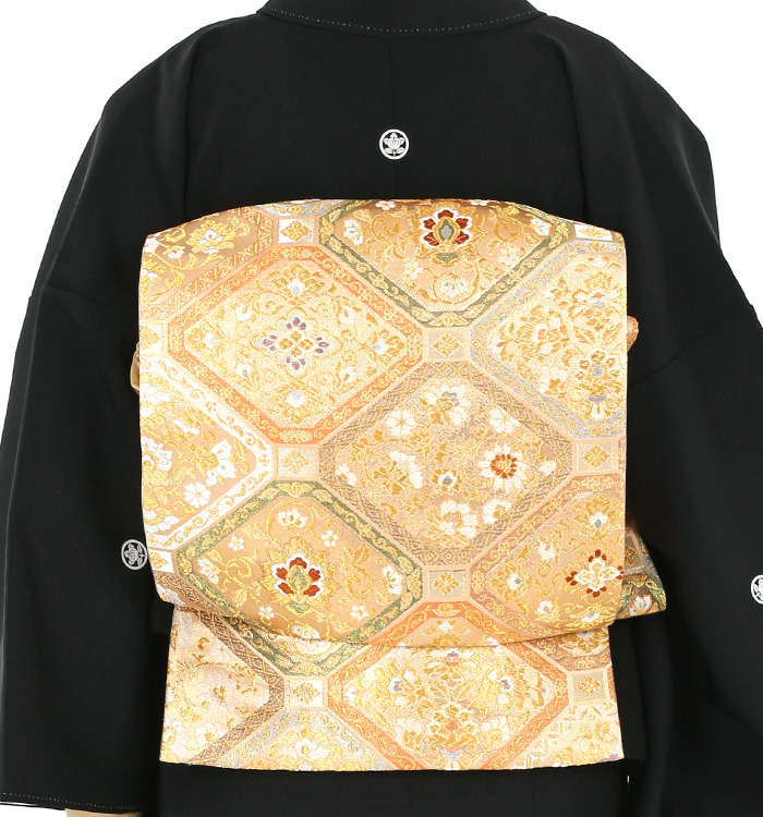 仕立て上がり】正絹 袋帯 中古品 No.5ZH-1680-00の通販｜きもの365