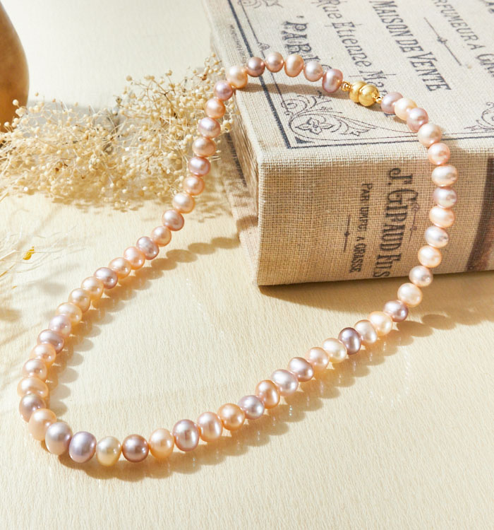 ワンタッチマルチカラー淡水ネックレス No.5WI-0009-00の通販｜きもの