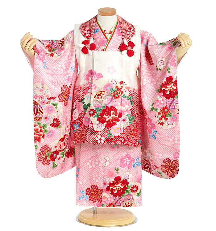 正絹 七五三（子ども） 3歳女の子 No.JA-0356のレンタル｜きもの365