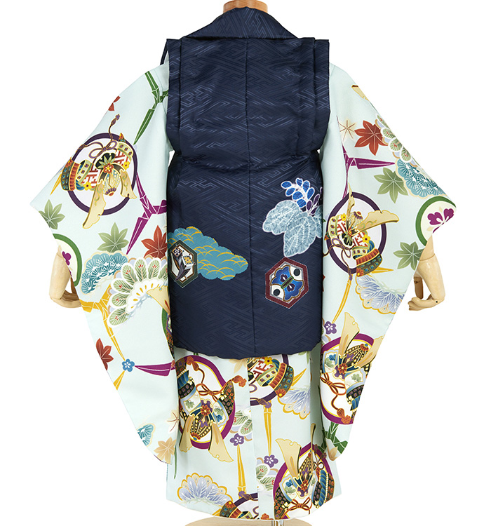 七五三（子ども） 3歳男の子被布セット No.KE-0107のレンタル｜きもの