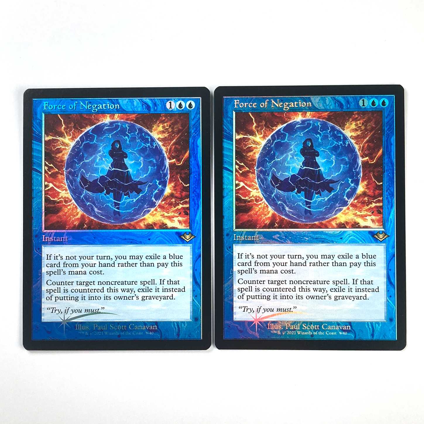 MTG 否定の力 旧枠英語版foil 1枚 MTG 旧枠・Foil 否定の力/Force of