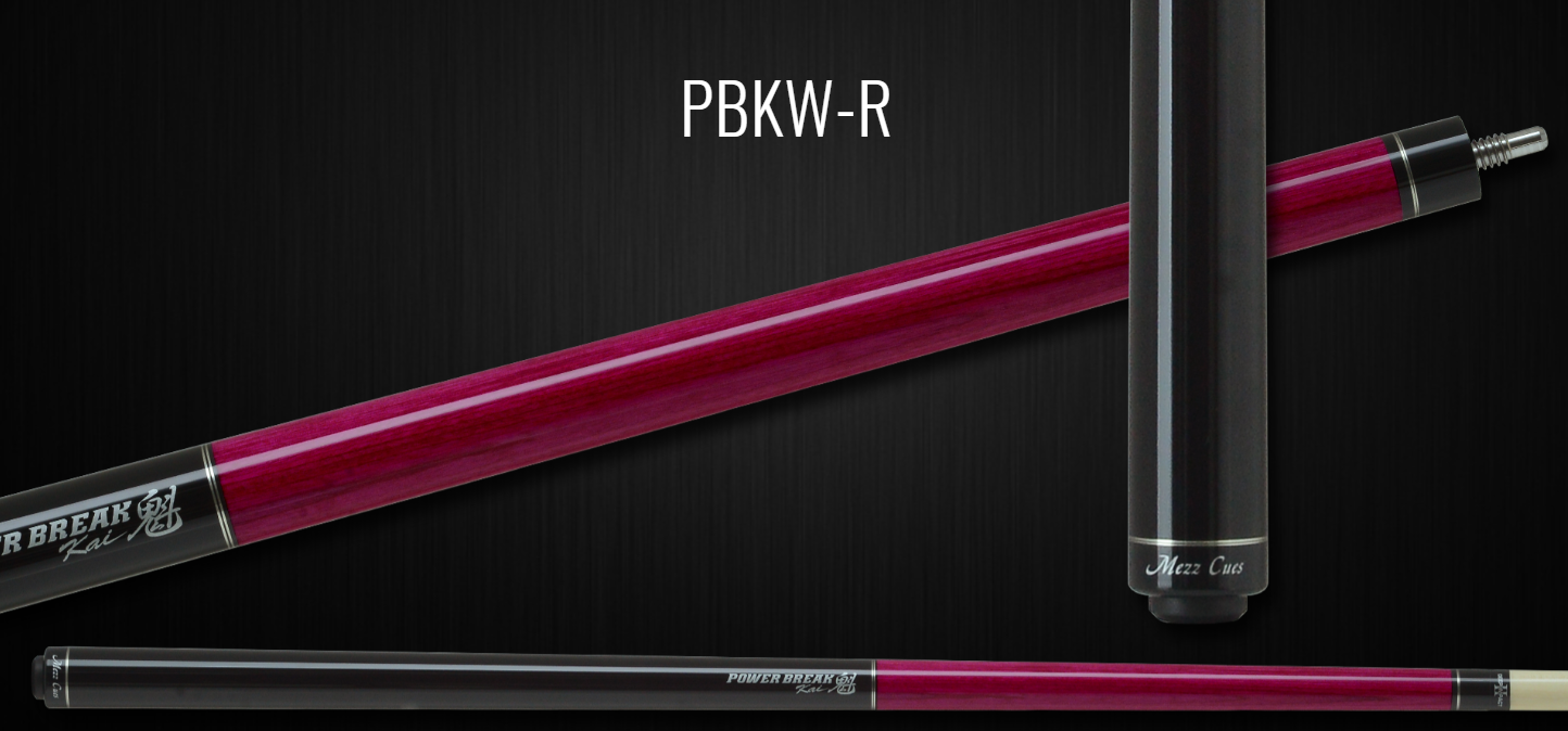 Mezz Power Break Kai Rosa without grip, PBKW-R - KB Custom Cues