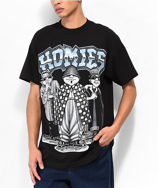 DGA Eightball Trio Homies Black T-Shirt | Zumiez