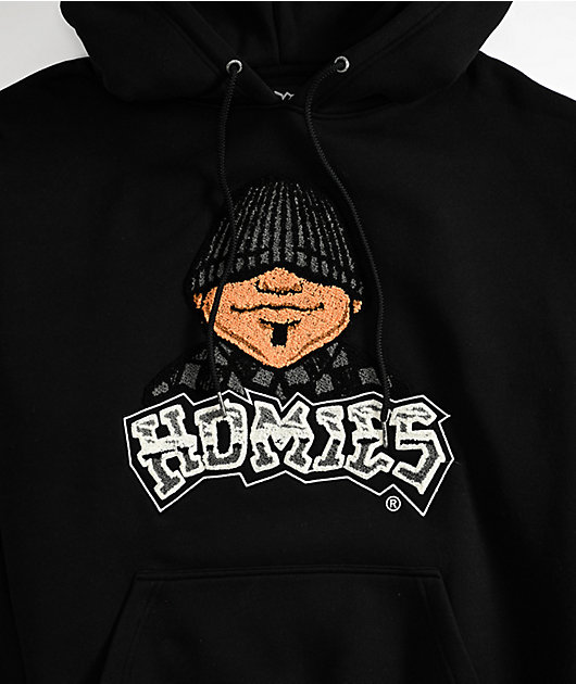 DGA Homies Eightball Big Head Black Hoodie | Zumiez