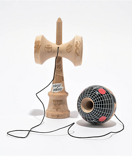 KROM x Jody Barton Zoggy & Moggy Gridball Kendama | Zumiez
