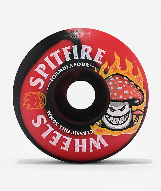 Spitfire Formula Four Shroom Bighead Classic Full 56mm 99a Black